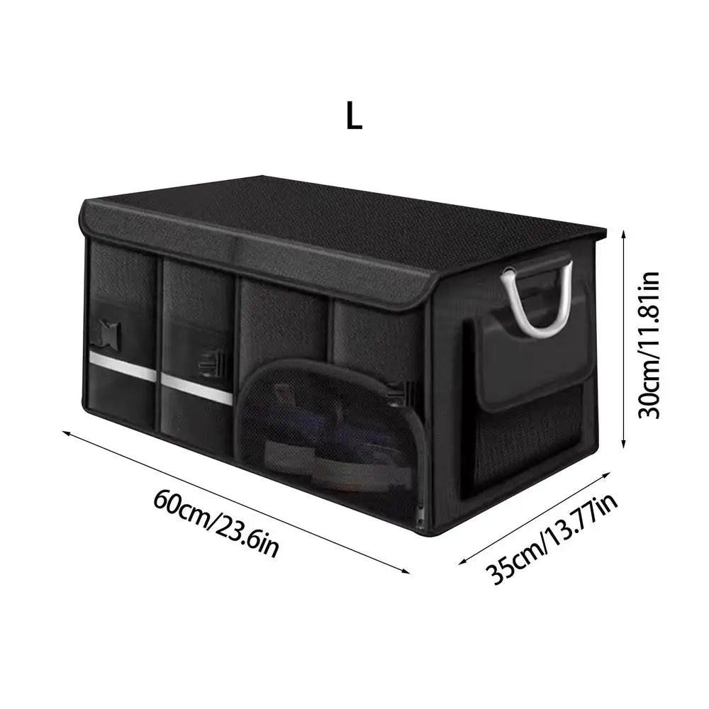 Faltbare Kofferraum-Aufbewahrungstasche Auto-Organizer** 36L/ 72L/ 110L**Kofferraum-Aufbewahrungsbox mit großer Kapazität zur Aufbewahrung und Ordnung im Auto-Innenraum