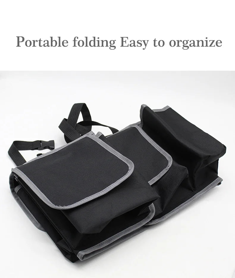 Car Trunk Organizer Backseat Storage Bag High Capacity Multi-use Oxford Car Seat Back Organizers Automobile Interior