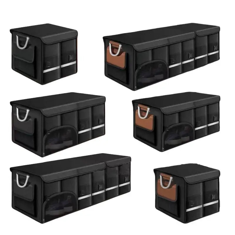 Faltbare Kofferraum-Aufbewahrungstasche Auto-Organizer** 36L/ 72L/ 110L**Kofferraum-Aufbewahrungsbox mit großer Kapazität zur Aufbewahrung und Ordnung im Auto-Innenraum