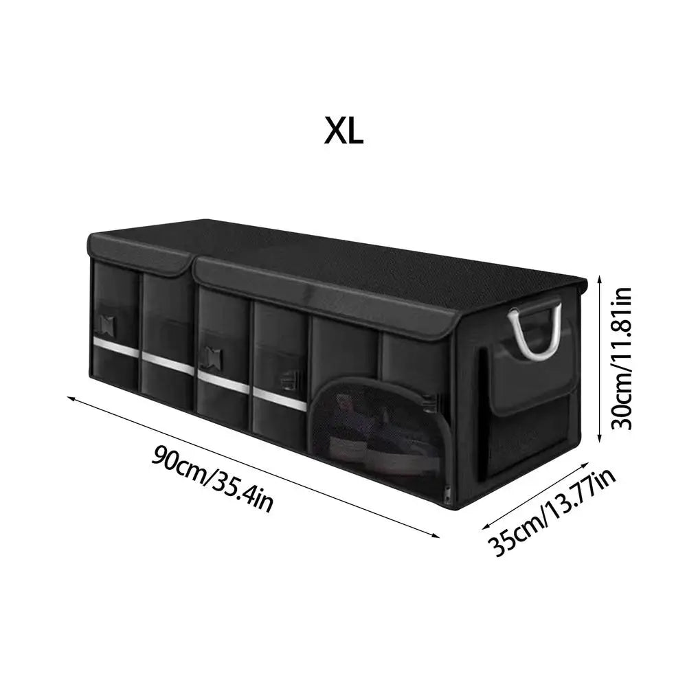 Faltbare Kofferraum-Aufbewahrungstasche Auto-Organizer** 36L/ 72L/ 110L**Kofferraum-Aufbewahrungsbox mit großer Kapazität zur Aufbewahrung und Ordnung im Auto-Innenraum