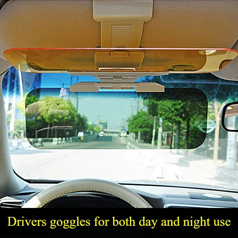 Car Sun Visor Extender Anti-glare Sun Blocker Car Window Sunshade Anti-UV Anti Sunlight Dazzling Day Night Vision Driving Goggle