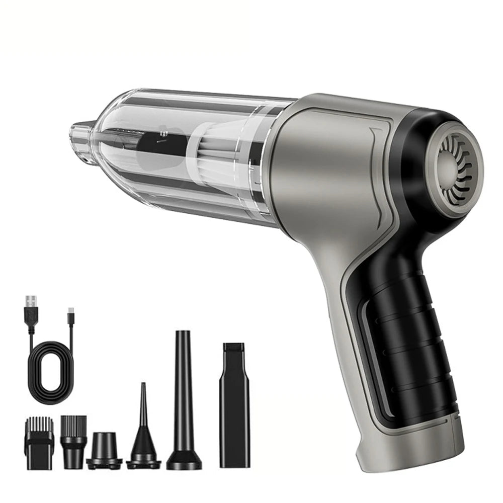 Car Vacuum Cleaner 95000PA Strong Suction Handheld Wireless Vacuum Cleaning Blower 2 in 1 Portable Vacuum Cleaner For Car Home