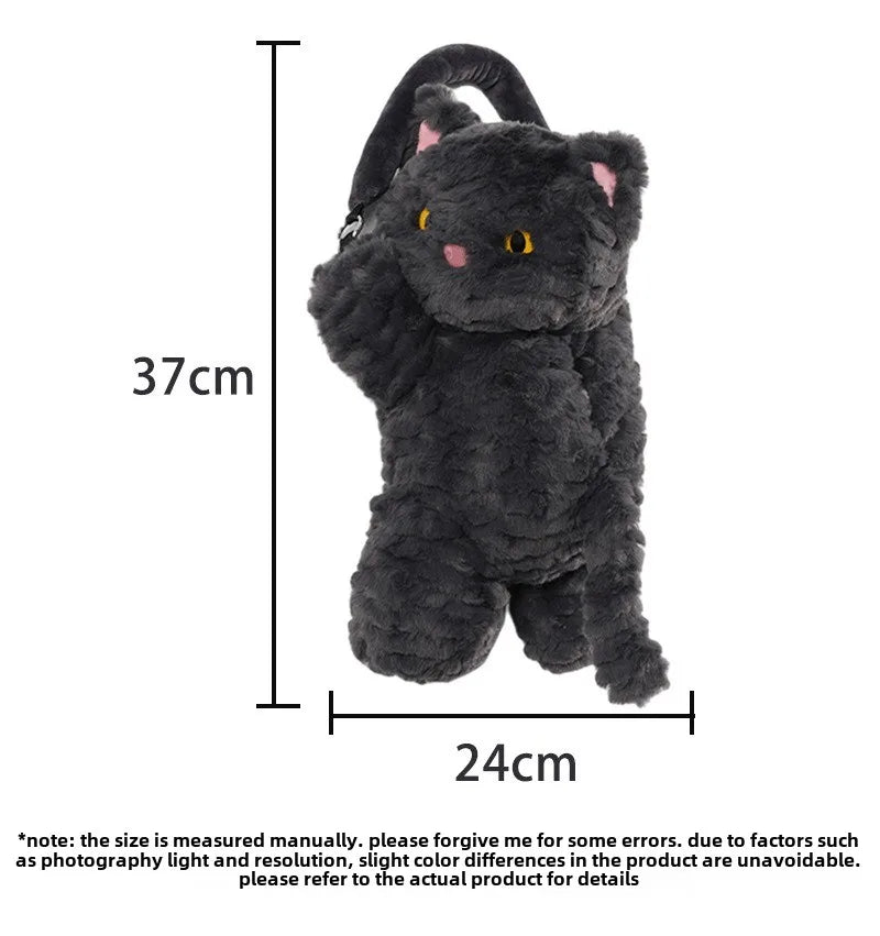 1PC Car tissue box Cartoon cat plush hanging cardboard box Cute car seat back tissue bag car accessories