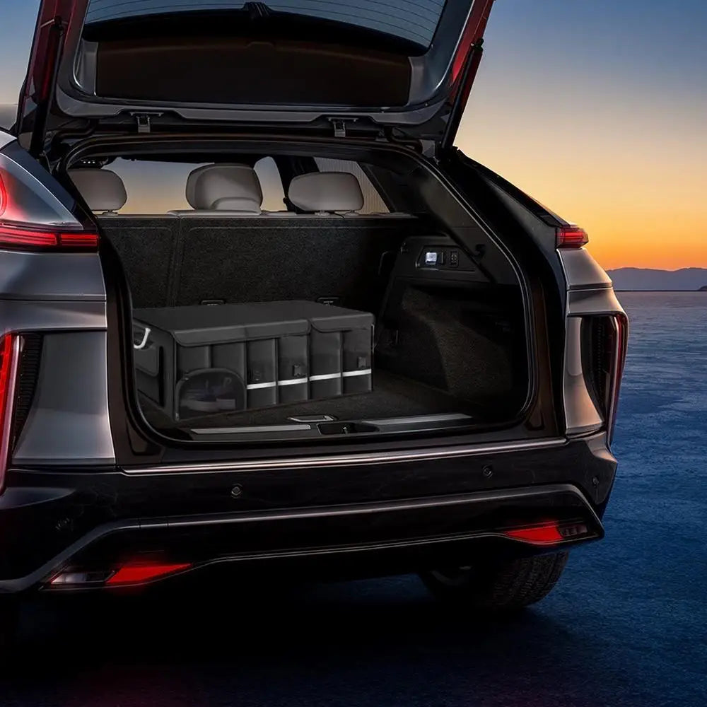 Faltbare Kofferraum-Aufbewahrungstasche Auto-Organizer** 36L/ 72L/ 110L**Kofferraum-Aufbewahrungsbox mit großer Kapazität zur Aufbewahrung und Ordnung im Auto-Innenraum